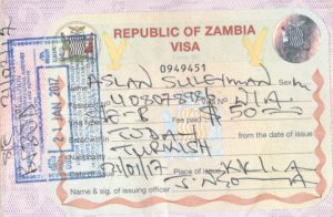 Zambiya vizesi